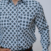 Camisa American West Checotah Blanco 019